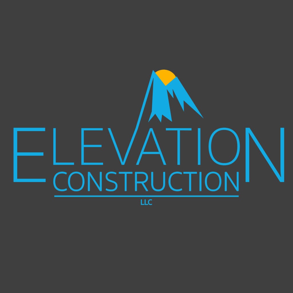 elevation construction - logo